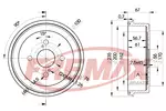 Bęben hamulcowy FREMAX BD-2252