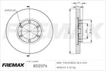 Tarcza hamulcowa FREMAX BD-2376