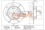Tarcza hamulcowa FREMAX BD-2510
