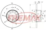 Tarcza hamulcowa FREMAX BD-2780