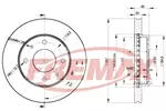 Tarcza hamulcowa FREMAX BD-2831