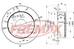 Tarcza hamulcowa FREMAX BD-2905