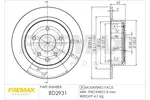 Tarcza hamulcowa FREMAX BD-2931