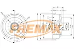 Bęben hamulcowy FREMAX BD-3030