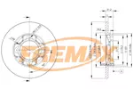 Tarcza hamulcowa FREMAX BD-3251