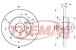 Tarcza hamulcowa FREMAX BD-3392