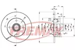 Tarcza hamulcowa FREMAX BD-3393