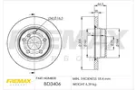 Tarcza hamulcowa FREMAX BD-3406