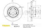 Tarcza hamulcowa FREMAX BD-3413