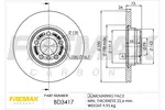 Tarcza hamulcowa FREMAX BD-3417