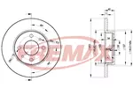 Tarcza hamulcowa FREMAX BD-3465