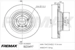 Tarcza hamulcowa FREMAX BD-3497
