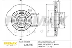 Tarcza hamulcowa FREMAX BD-3498