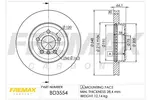 Tarcza hamulcowa FREMAX BD-3554