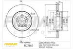 Tarcza hamulcowa FREMAX BD-3562