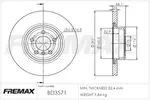 Tarcza hamulcowa FREMAX BD-3571