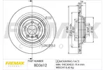 Tarcza hamulcowa FREMAX BD-3612