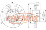 Tarcza hamulcowa FREMAX BD-4035