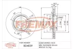 Tarcza hamulcowa FREMAX BD-4039