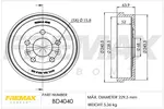 Bęben hamulcowy FREMAX BD-4040