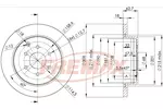 Tarcza hamulcowa FREMAX BD-4203