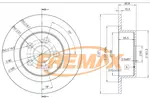 Tarcza hamulcowa FREMAX BD-4243