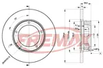 Tarcza hamulcowa FREMAX BD-4269
