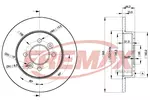 Tarcza hamulcowa FREMAX BD-4295