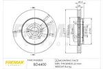 Tarcza hamulcowa FREMAX BD-4400