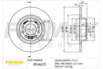 Tarcza hamulcowa FREMAX BD-4623