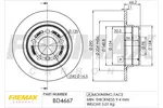 Tarcza hamulcowa FREMAX BD-4667