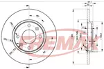 Tarcza hamulcowa FREMAX BD-4688