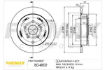 Tarcza hamulcowa FREMAX BD-4802