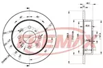 Tarcza hamulcowa FREMAX BD-5106