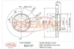 Tarcza hamulcowa FREMAX BD-5127