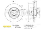 Tarcza hamulcowa FREMAX BD-5158