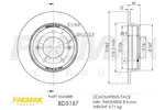 Tarcza hamulcowa FREMAX BD-5167