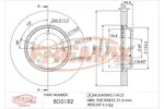 Tarcza hamulcowa FREMAX BD-5182