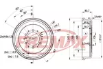 Bęben hamulcowy FREMAX BD-5191