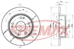 Tarcza hamulcowa FREMAX BD-5252