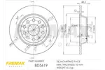 Tarcza hamulcowa FREMAX BD-5619