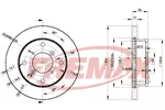 Tarcza hamulcowa FREMAX BD-6030