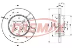 Tarcza hamulcowa FREMAX BD-6040