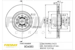 Tarcza hamulcowa FREMAX BD-6085