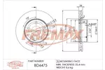 Tarcza hamulcowa FREMAX BD-6475