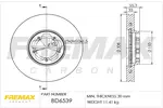 Tarcza hamulcowa FREMAX BD-6539