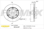 Tarcza hamulcowa FREMAX BD-6549