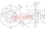 Tarcza hamulcowa FREMAX BD-7113