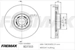 Tarcza hamulcowa FREMAX BD-7353