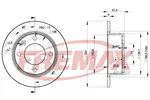 Tarcza hamulcowa FREMAX BD-7811